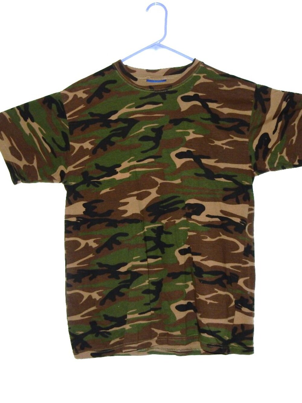 ENDS 9/1 Mens Woodland Camoflage camo tee shirt top L graphite sport worn 1x